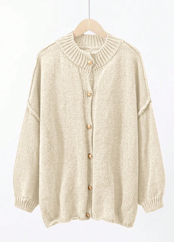 Кремовый демисезонный кардиган SHEIN