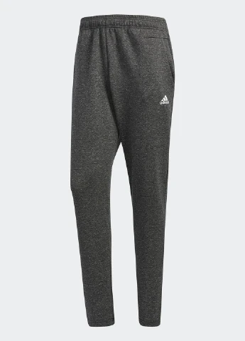 Темно-серые спортивные демисезонные зауженные брюки adidas