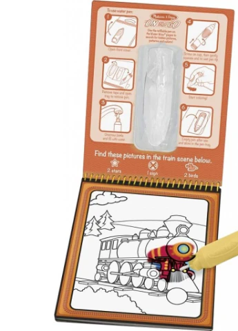 Набір для творчості Melissa & Doug Чарівна водна розфарбування Транспорт (MD15375) Melissa&Doug (202365224)