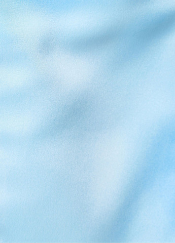 Голубое кэжуал, коктейльное платье бандо Jennyfer с абстрактным узором