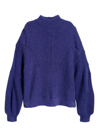 Синий зимний свитер H&M