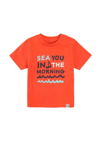 Коралловая летняя футболка Cool Club