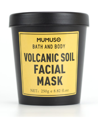 Маска для обличчя глибоко очищає на основі вулканічного вугілля, 250 г Usupso (223730974)