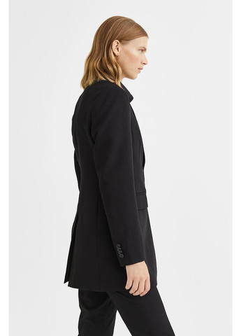 Черный женский жакет H&M однотонный - демисезонный