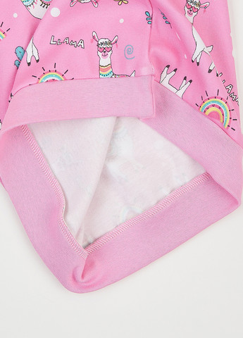 Розовая всесезон пижама (свитшот, брюки) свитшот + брюки Ляля
