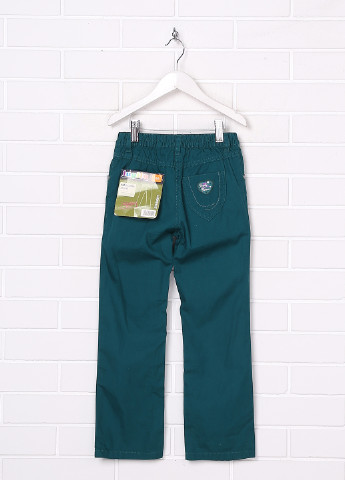 Темно-зеленые кэжуал демисезонные брюки прямые Lupilu