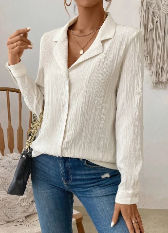 Кремова блуза SHEIN