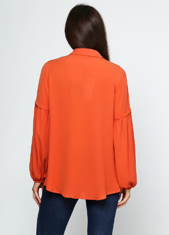 Оранжевая летняя блуза Mivite