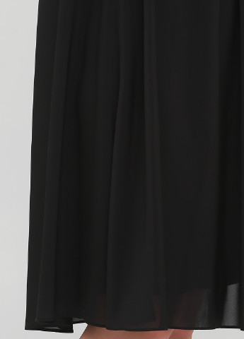 Черное коктейльное платье а-силуэт The J. Peterman Company однотонное
