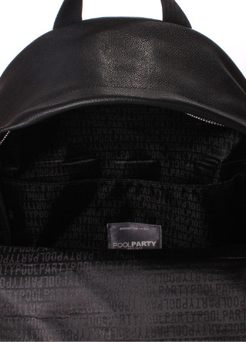 Рюкзак кожаный Rockstar 40х30х16 см PoolParty (206211455)