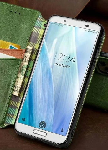Кожаный чехол книжка Cubic (PU) для Xiaomi Mi Note 10 Lite Зеленый (is_00000036703_1) Getman (237834622)