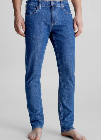 Синие демисезонные джинсы Calvin Klein