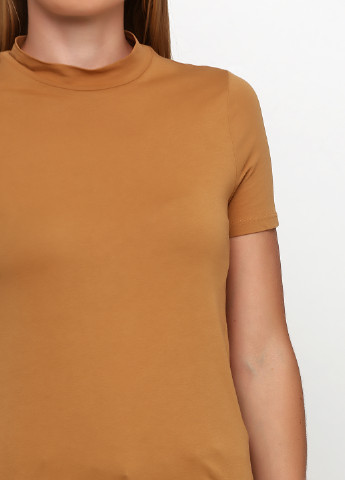 Світло-коричнева літня футболка H&M