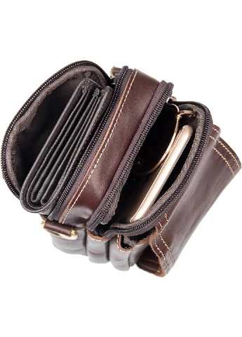 Мужская кожаная сумка 10,5х18х7 см Vintage (229460954)