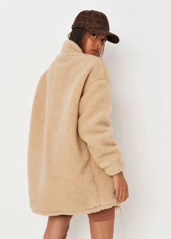 Бежевая зимняя куртка Missguided