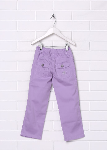 Фиолетовые кэжуал демисезонные со средней талией брюки Blumarine