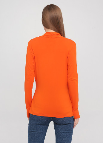 Оранжевая демисезонная блуза на запах Ralph Lauren