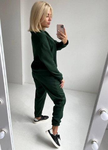 Спортивный костюм женский теплый с начесом XS-4XL(42-44 46-48 50-52 54-56) ИЗУМРУД No Brand (254565459)