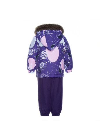 Лиловый зимний комплект зимний (куртка + полукомбинезон) avery Huppa