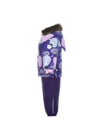 Лиловый зимний комплект зимний (куртка + полукомбинезон) avery Huppa