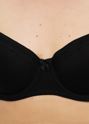 Чёрный корбей бюстгалтер C&A с косточками хлопок