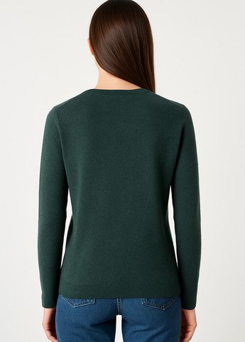 Темно-зелений демісезонний пуловер пуловер Sassofono