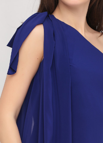 Синее коктейльное платье AX Paris однотонное