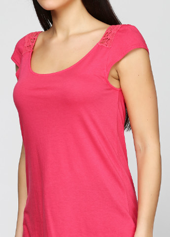 Розовая летняя футболка Etam