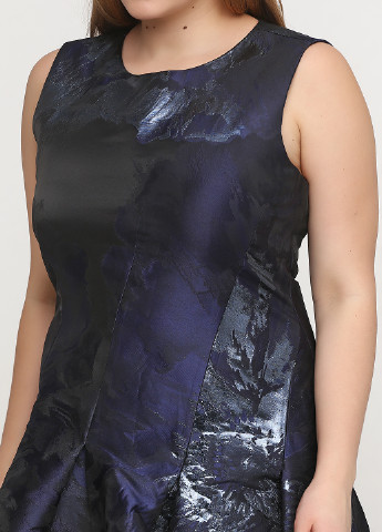 Темно-синее коктейльное платье Pedro Del Hierro однотонное