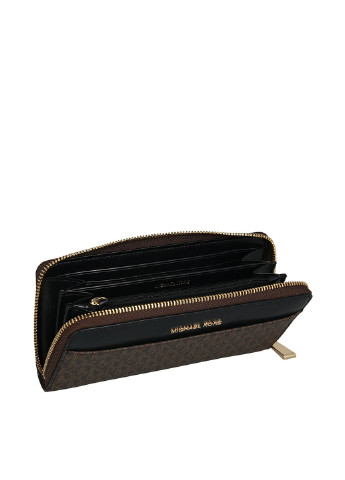 Жіночий гаманець із екошкіри 34F9GM9E9B292 Темно-коричневий Michael Kors jet set pocket za contntl (252863946)