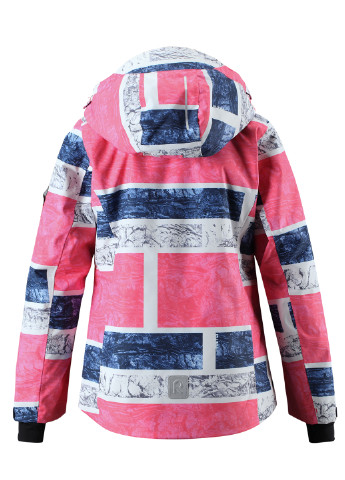 Розовая зимняя куртка Reima