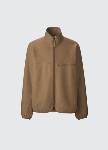 Коричневая демисезонная куртка Uniqlo