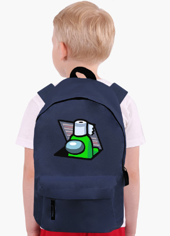 Детский рюкзак Амонг Ас Зеленый (Among Us Green) (9263-2592) MobiPrint (217075102)