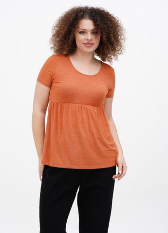 Оранжевая летняя футболка Mamalicious