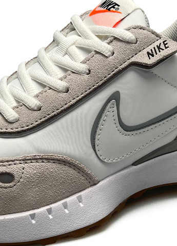 Серые всесезонные кроссовки Nike Waffle White Gray