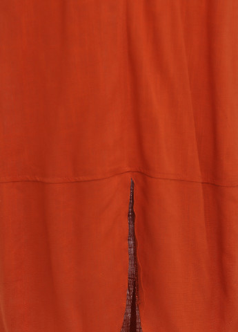 Терракотовое кэжуал платье Ruta-S однотонное