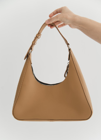 Изящная женская сумка арт. 620 из натуральной кожи с легким глянцем бордового цвета Boorbon (254967646)