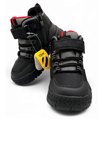 Черные кэжуал зимние ботинки Clibee