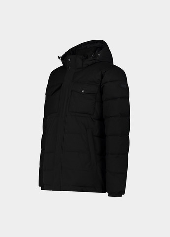 Черная демисезонная куртка CMP MAN JACKET ZIP HOOD