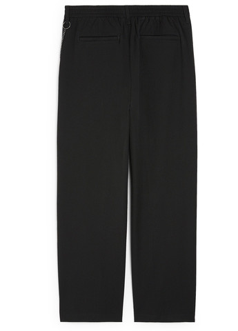 Черные кэжуал демисезонные прямые брюки C&A