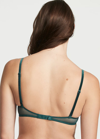 Темно-зелений демісезонний комплект (бюстгальтер, трусики) Victoria's Secret