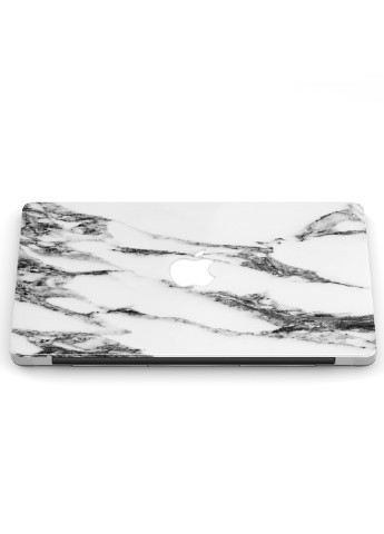Чохол пластиковий для Apple MacBook Pro 13 A1278 Чорно-білий мармур (Black and white marble) (6347-2325) MobiPrint (218988227)