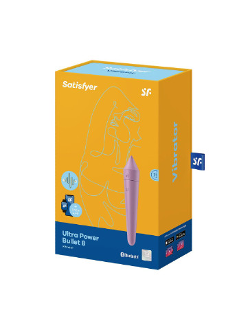 Смарт-минивибратор Ultra Power Bullet 8 Lilac Satisfyer (254734377)