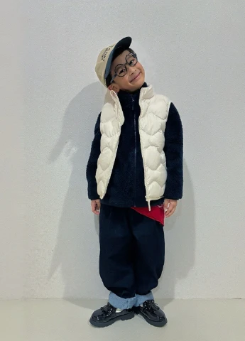 Синя демісезонна куртка Uniqlo