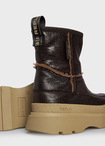 Зимние ботинки Replay с логотипом из полиуретана