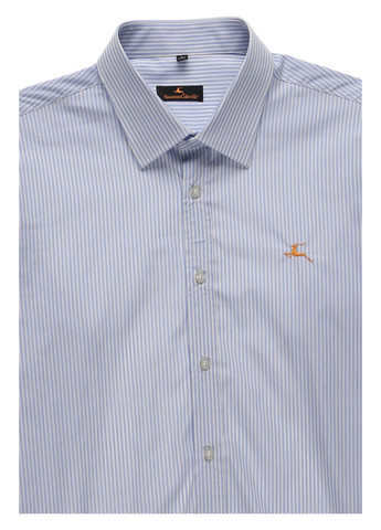 Светло-голубой классическая, кэжуал рубашка в полоску Nazarenogabrielli