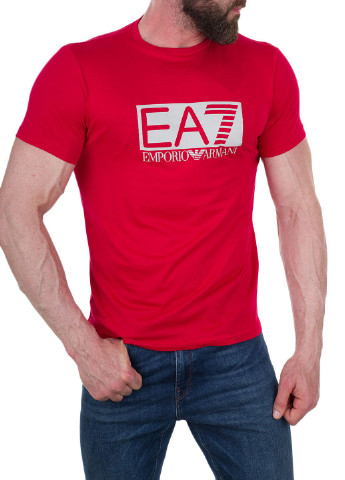 Червона футболка ARMANI EA7