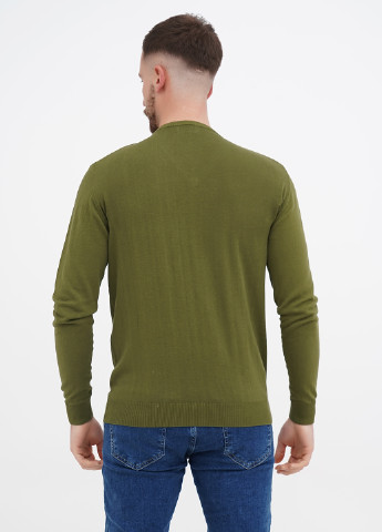 Оливковий демісезонний пуловер пуловер Conte of Florence
