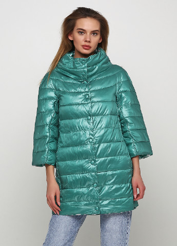 Зелена демісезонна куртка двостороння W Collection