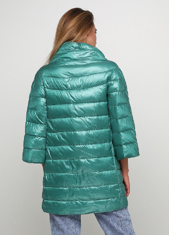 Зелена демісезонна куртка двостороння W Collection